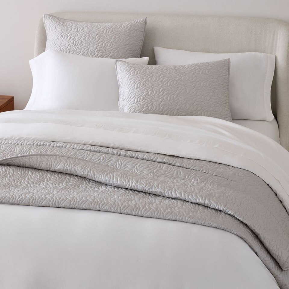 Silky TENCEL™ Floral Bedspread & Pillowcases West Elm UK